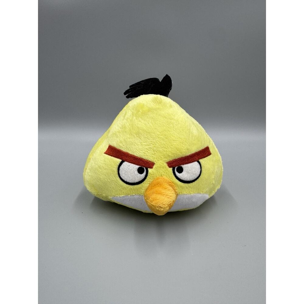 Angry Birds Chuck Yellow Bird Plush 5” Stuffed Animal 2024